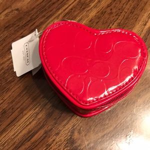 Coach small jewelry case